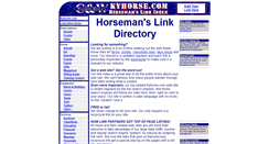 Desktop Screenshot of links.kyhorse.com